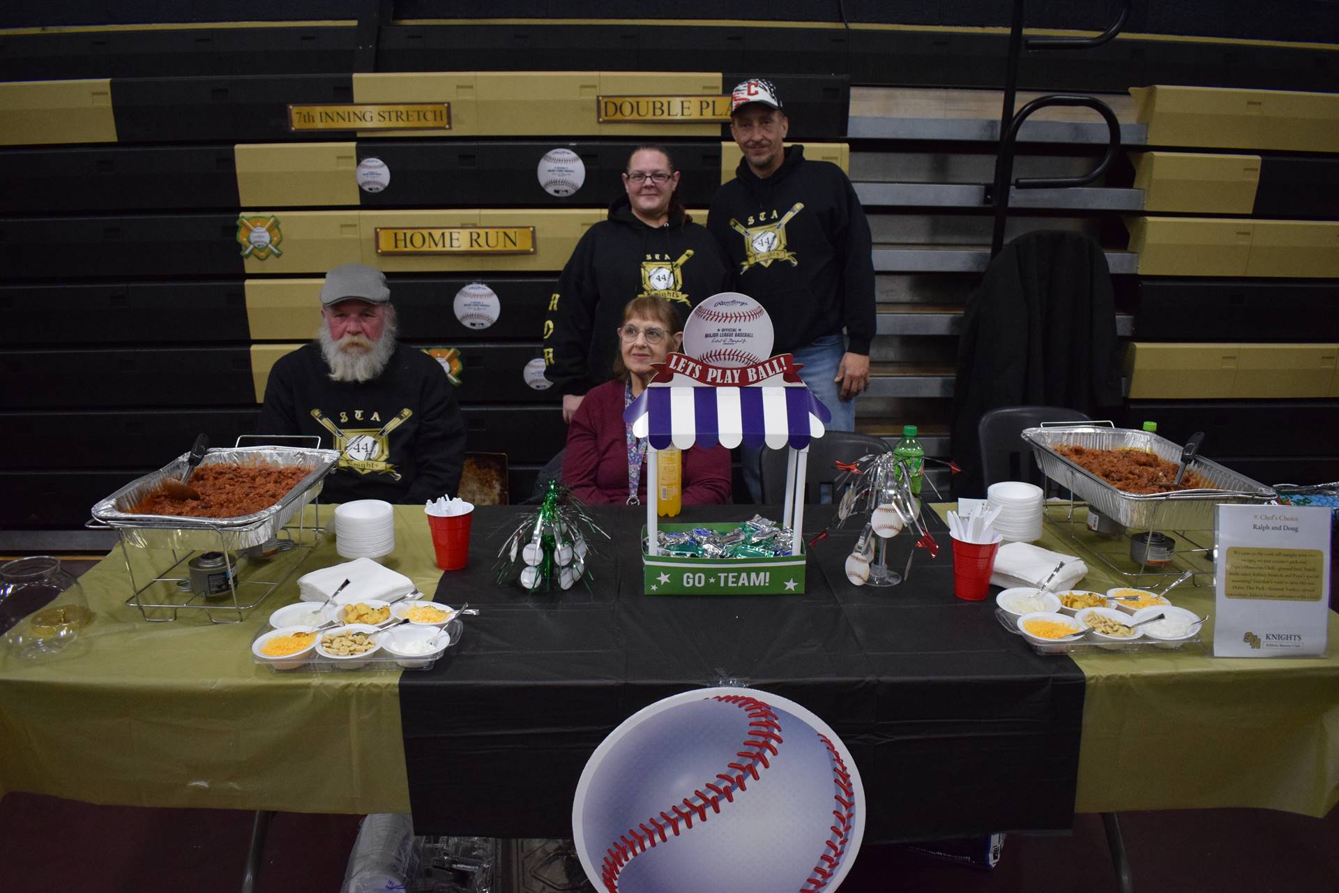 Chefs representing STA Baseball