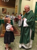 priest and student